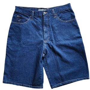 CLAUDIO NUCCI Vintage‎ Utility Short Blue Denim Jeans Men's Size 34